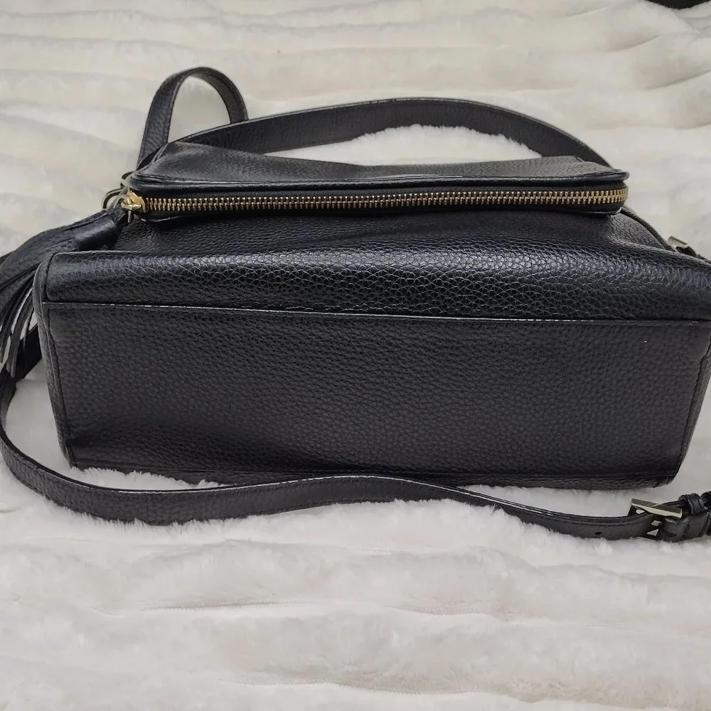 Kate Spade New York Miri Chester Street Black Pebbled Leather Crossbody Shoulder - Picture 4 of 11